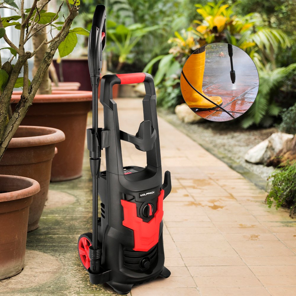 Hidrolimpiadora Alta Presión 135 Bares 1.800 Watt. Con Accesorios. 330 Litros / Hora. Limpiadora de Agua Con Deposito Detergente 7 Hidrolimpiadora Alta Presión 135 Bares 1.800 Watt. Con Accesorios. 330 Litros / Hora. Limpiadora de Agua Con Deposito Detergente