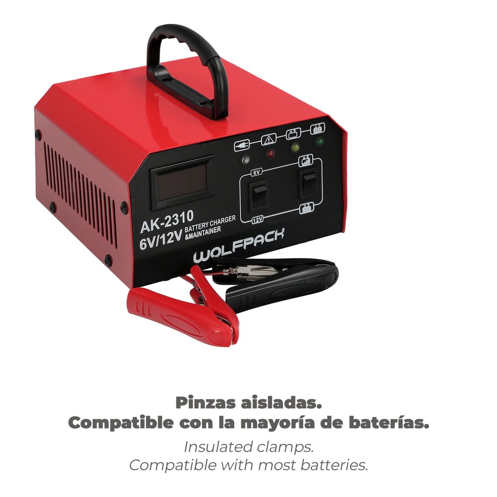 Carga Baterias Con Mantenedor De Carga 6/12v 10-150 Ah Automatico