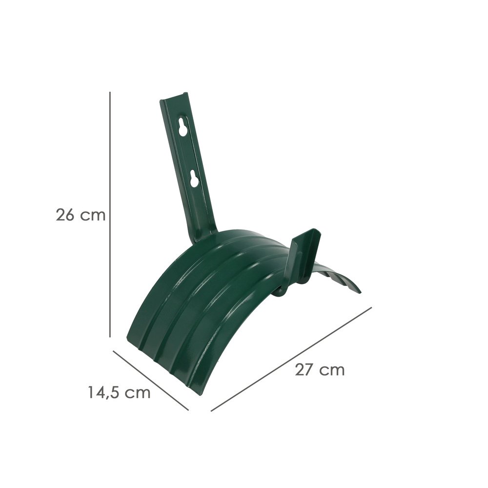 Soporte Manguera Pared Metal 35,5