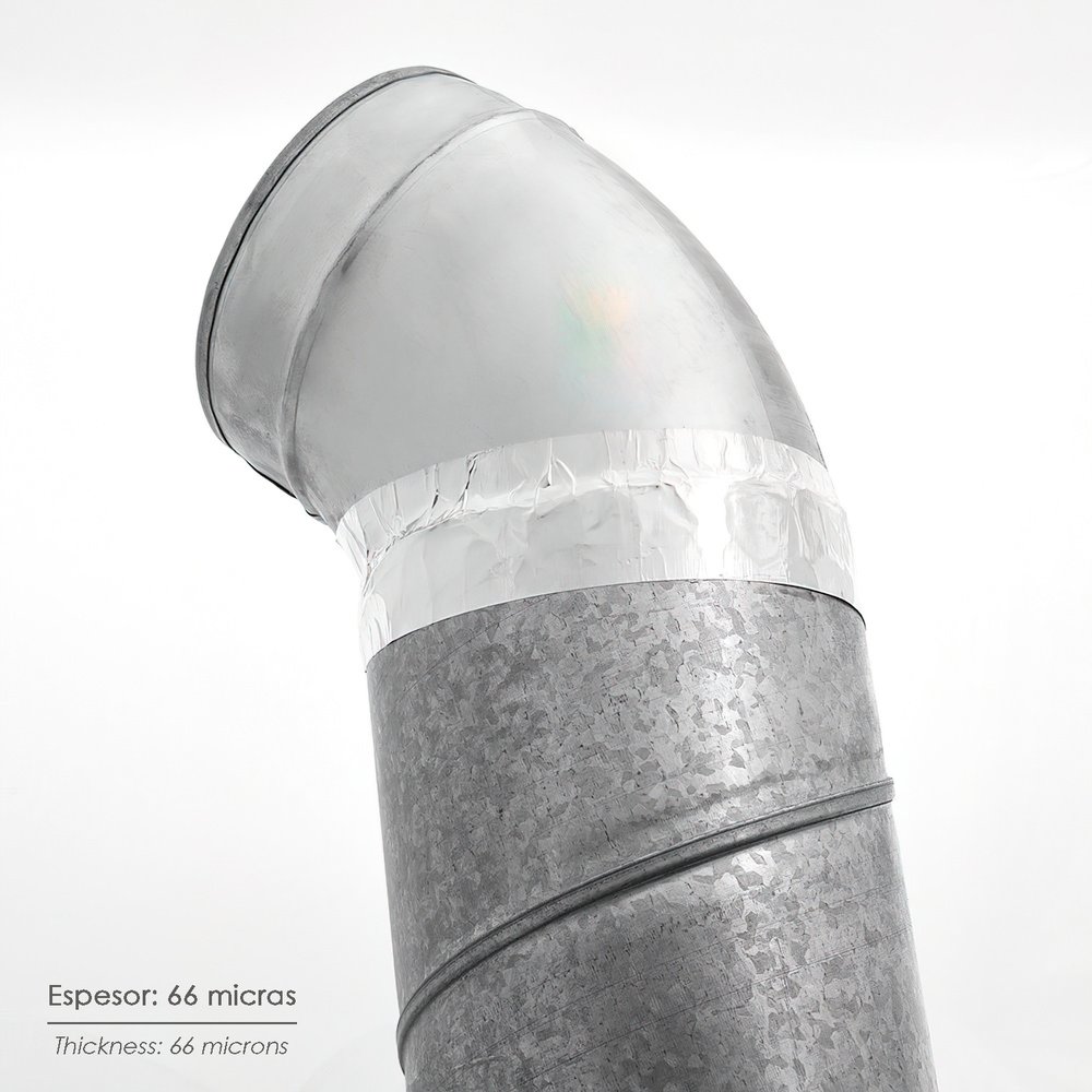 Cinta Adhesiva Aluminio 48 mm. x 45 m. 66 micras 2 Cinta Adhesiva Aluminio 48 mm. x 45 m. 66 micras