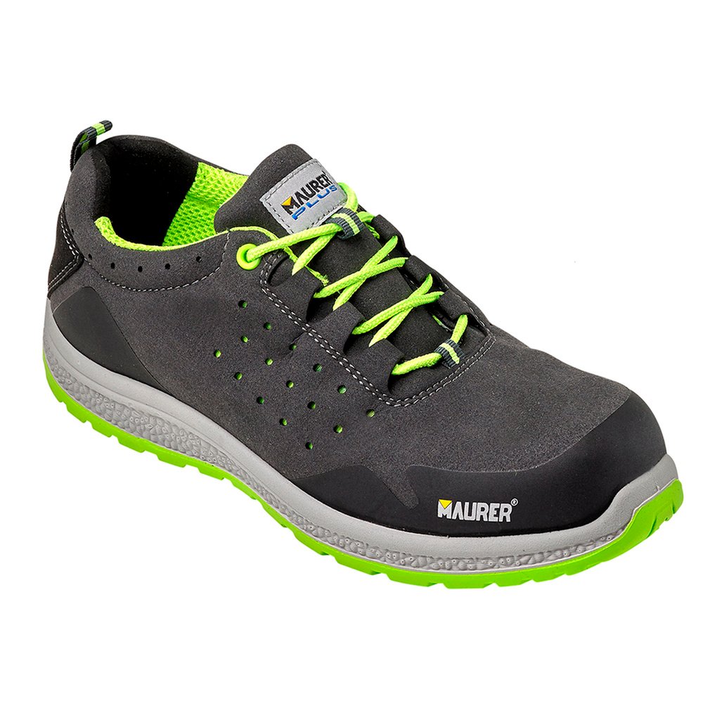 Deportiva Seguridad Maurer S1 Modelo Resia Antideslizante con Suela Resistente a los Hidrocarburos Talla 4 Deportiva Seguridad Maurer S1 Modelo Resia Antideslizante con Suela Resistente a los Hidrocarburos Talla