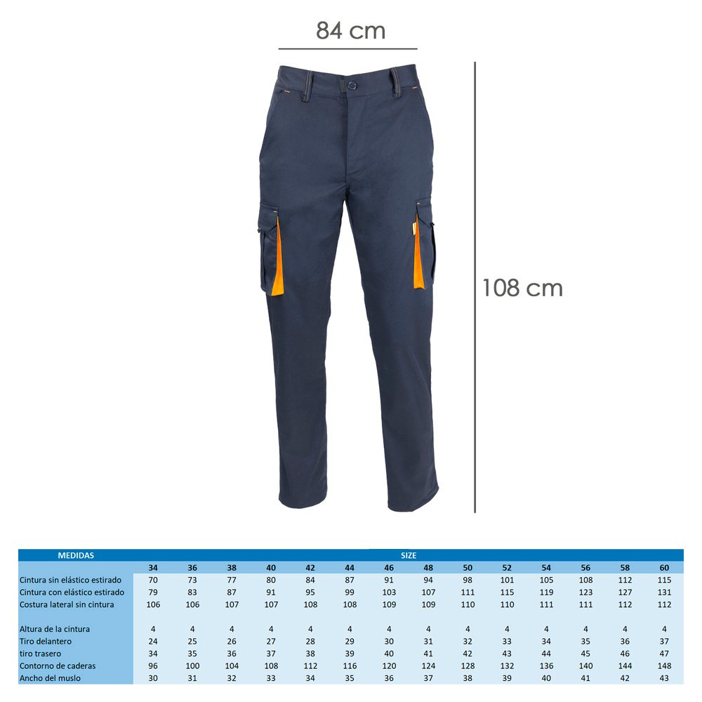Pantalon Trabajo Talla