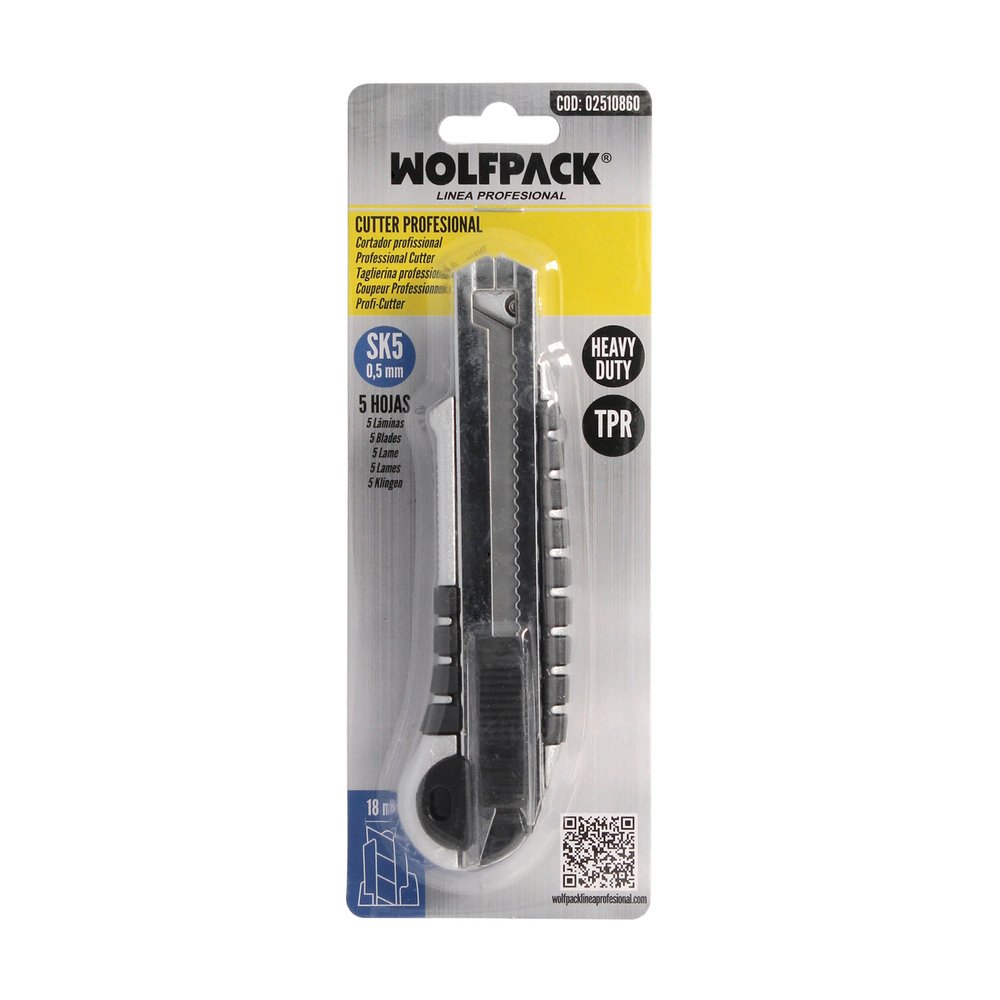 Cutter Aluminio Profesional 18mm Con 5 Hojas Acero Sk5 6 Cutter Aluminio Profesional 18mm Con 5 Hojas Acero Sk5