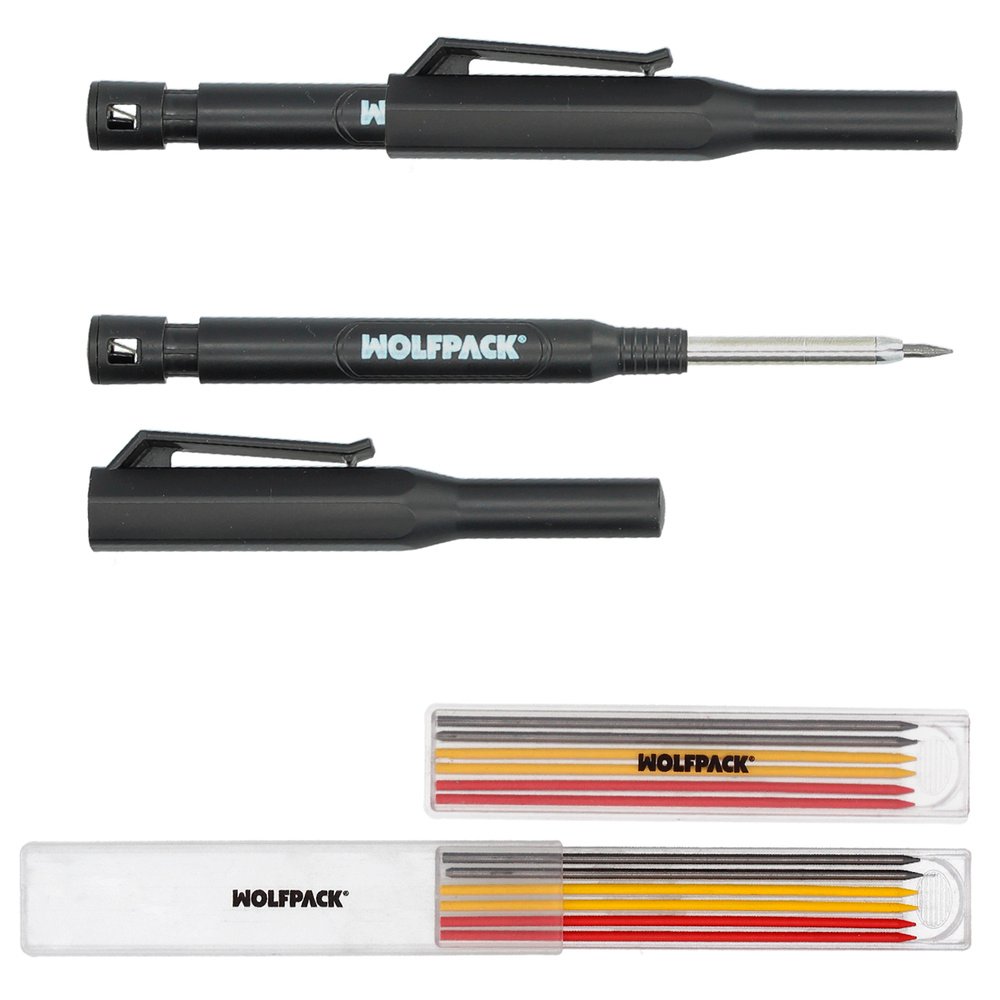 Lapiz Carpintero Portaminas Con 6+1 Recargas Cera Marcadora, Tiza Marcadora, Trazador, Rotulador Marcador, Rotulador Obra, 3 Lapiz Carpintero Portaminas Con 6+1 Recargas Cera Marcadora, Tiza Marcadora, Trazador, Rotulador Marcador, Rotulador Obra,