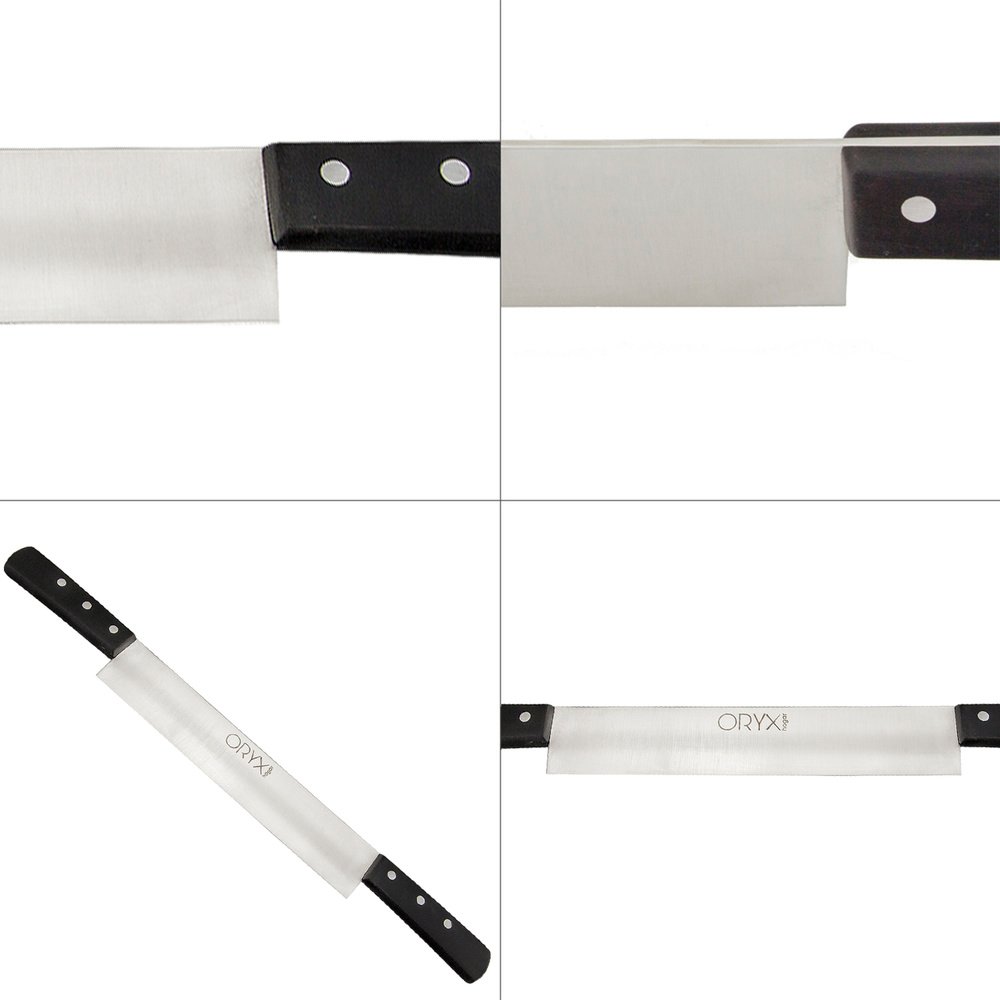 Cuchillo Grenoble Quesero 2 Mangos Hoja Acero Inoxidable 25 cm. Negro 4 Cuchillo Grenoble Quesero 2 Mangos Hoja Acero Inoxidable 25 cm. Negro