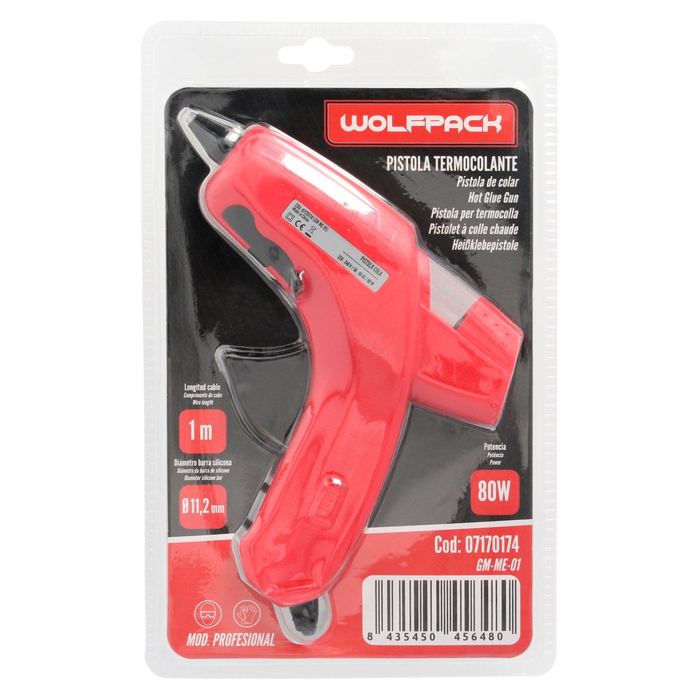 Pistola Termocolante Wolfpack-IDE 80 w. / 11,5 mm Profesional 4 Pistola Termocolante Wolfpack-IDE 80 w. / 11,5 mm Profesional