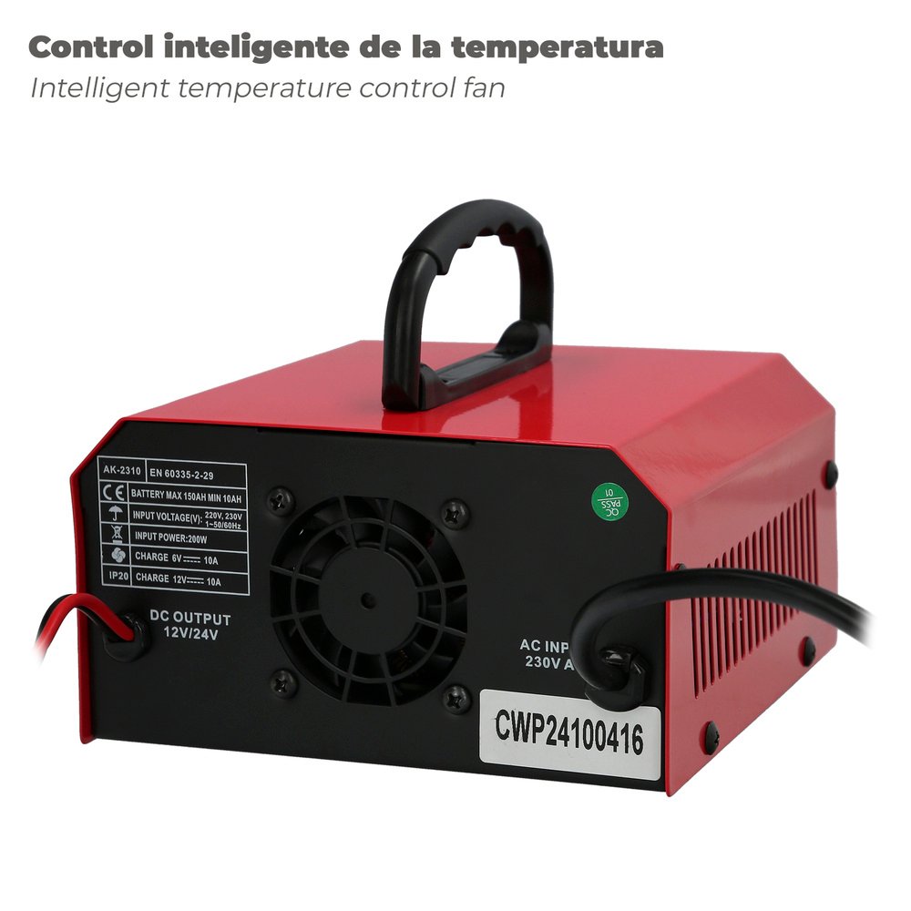 Carga Baterias Con Mantenedor De Carga 6/12v 10-150 Ah Automatico