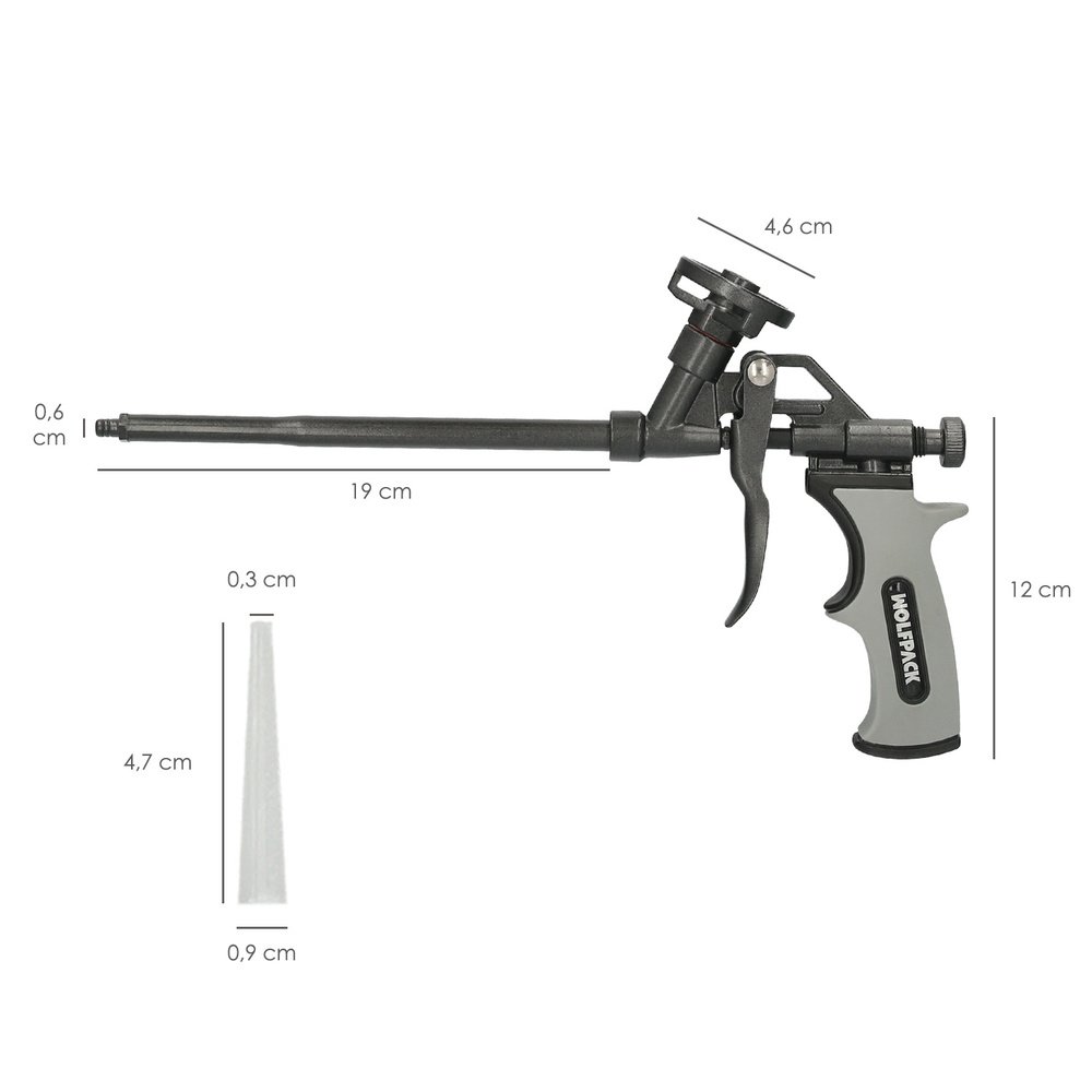 Pistola Para Espuma Poliuretano Recubriemiento Integro PTFE (Interior y Exterior) Pistola Calafatear, Rellenar, Sellar 2 Pistola Para Espuma Poliuretano Recubriemiento Integro PTFE (Interior y Exterior) Pistola Calafatear, Rellenar, Sellar