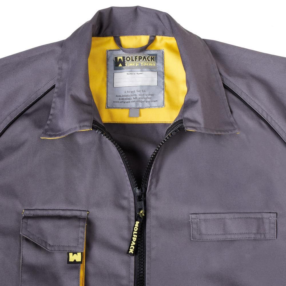 Chaqueta de Trabajo Gris/Amarillo Talla