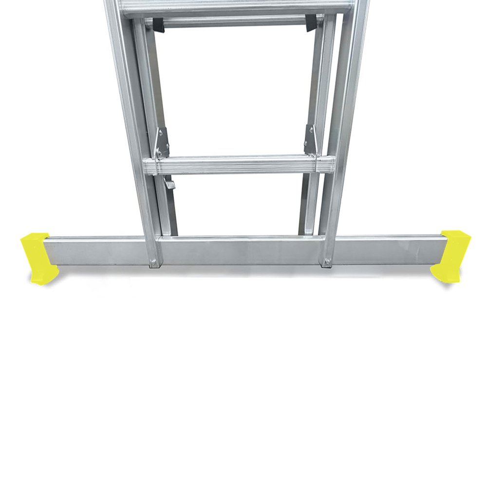 Escalera Aluminio 2 Tramos Mecanica 14 Peldaños. Plegable, Telescópica, Antideslizante, Resistente 4 Escalera Aluminio 2 Tramos Mecanica 14 Peldaños. Plegable, Telescópica, Antideslizante, Resistente