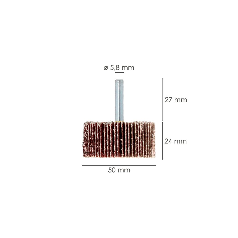 Abanico Lija Grano 80 Medida Ø 2 Abanico Lija Grano 80 Medida Ø