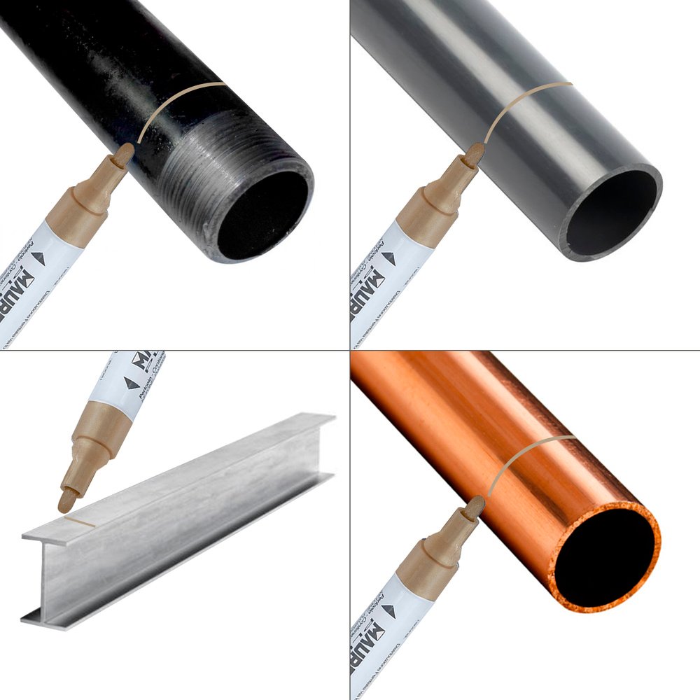 Rotulador Marcador Obra Profesional Pintura Permanente Oro 4 Rotulador Marcador Obra Profesional Pintura Permanente Oro