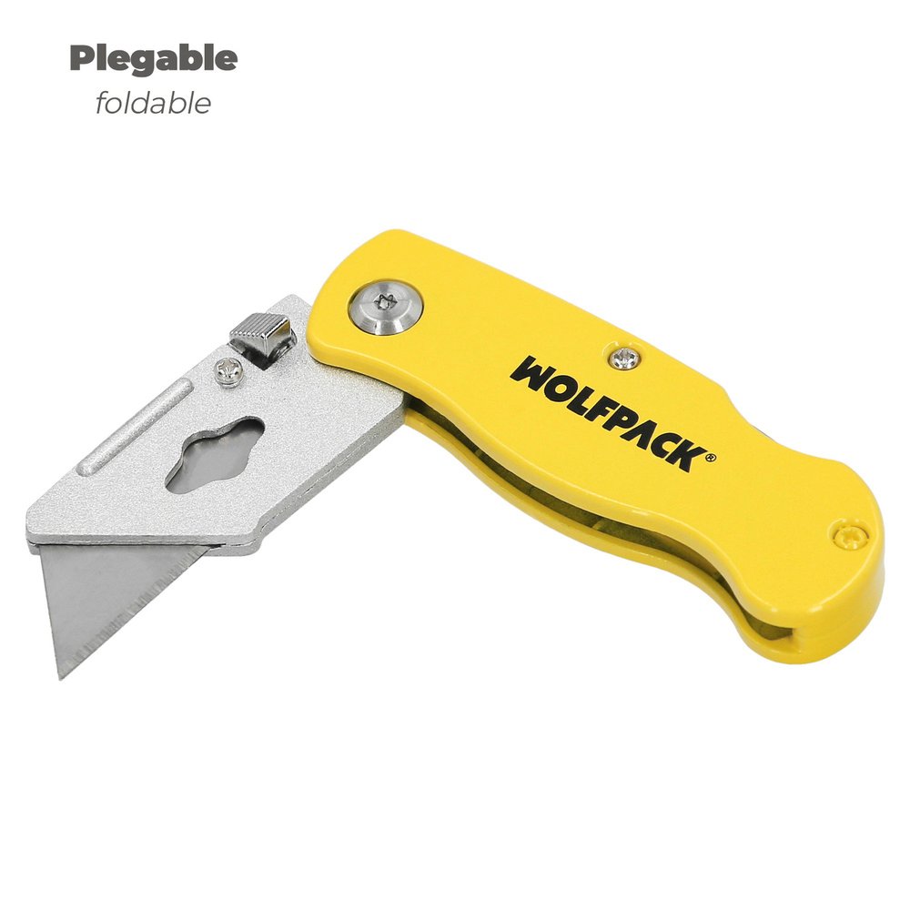 Cutter Plegable Hoja Trapezoidal 155 mm. 5 Cutter Plegable Hoja Trapezoidal 155 mm.