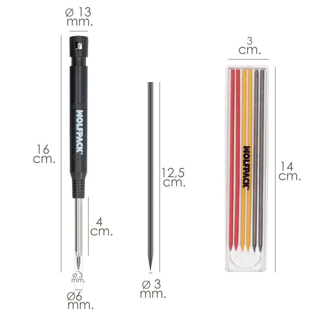 Lapiz Carpintero Portaminas Con 6+1 Recargas Cera Marcadora, Tiza Marcadora, Trazador, Rotulador Marcador, Rotulador Obra, 4 Lapiz Carpintero Portaminas Con 6+1 Recargas Cera Marcadora, Tiza Marcadora, Trazador, Rotulador Marcador, Rotulador Obra,