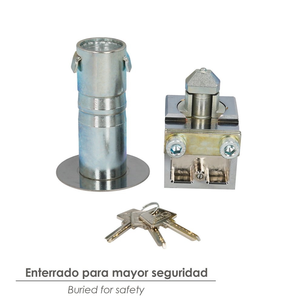 Candado Empotrar Llave Plana C-2 Macho