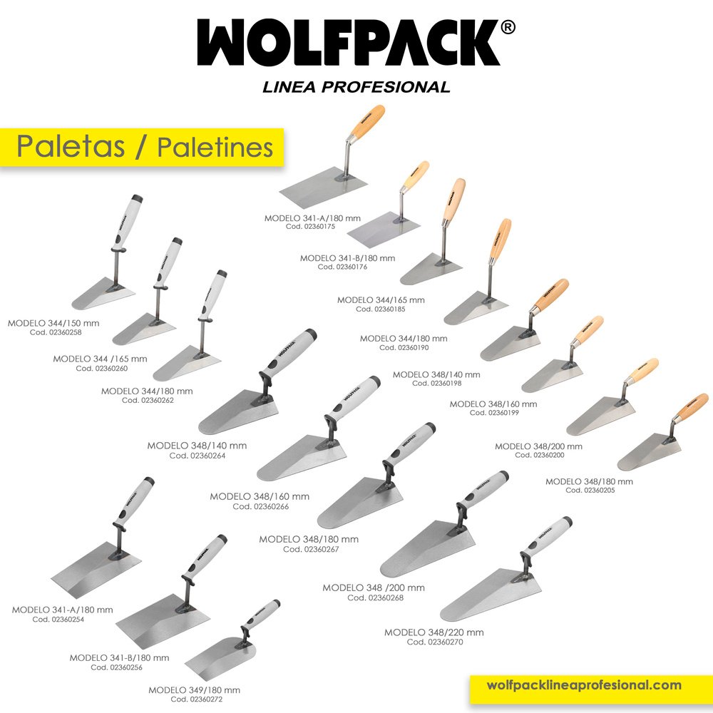 Paleta Wolfpack Plus Mango Madera 348