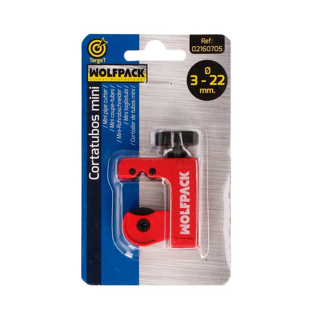 Cortador De Tubos Mini De Ø 3 A 22 mm. Cuerpo Realizado en Aluminio y Rodel en Acero Templado. 4 Cortador De Tubos Mini De Ø 3 A 22 mm. Cuerpo Realizado en Aluminio y Rodel en Acero Templado.