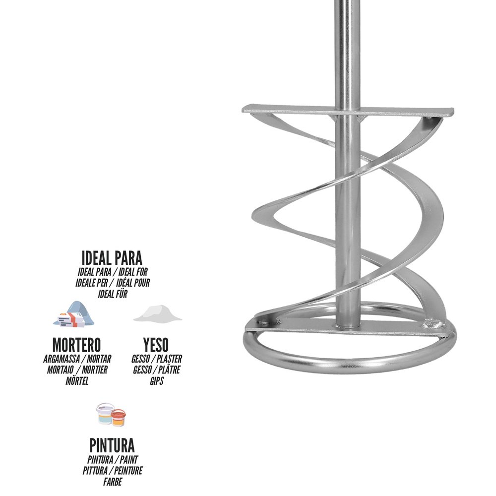 Mezclador Cola Recambio M14 120x600 mm. 3 Mezclador Cola Recambio M14 120x600 mm.