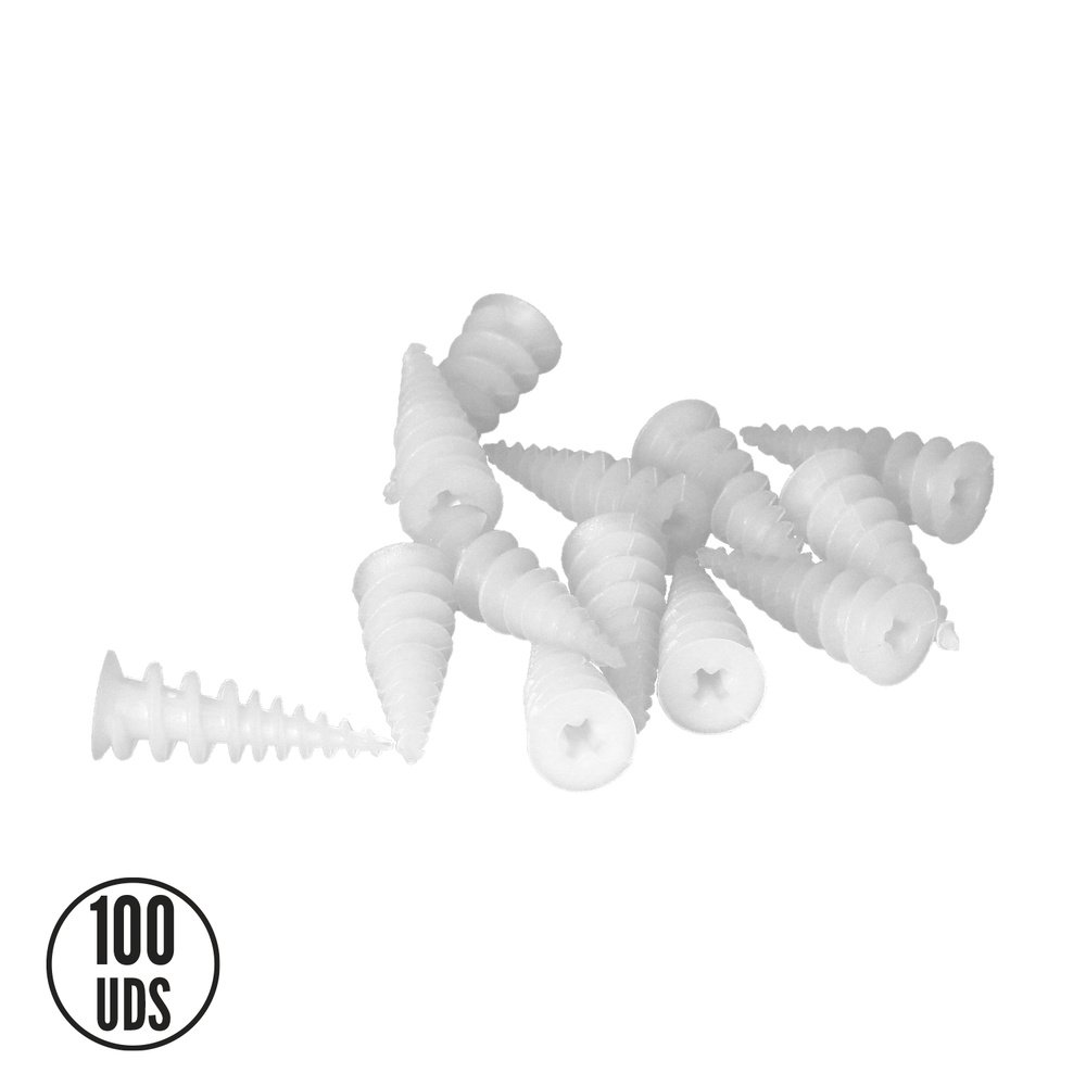 Taco Nylon Pladur Autotaladrante 15×37 Mm. 100 Unidades. 5 Taco Nylon Pladur Autotaladrante 15×37 Mm. 100 Unidades.