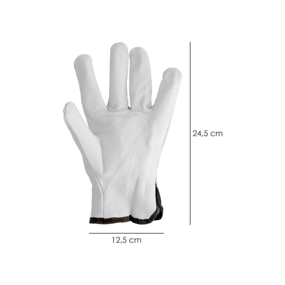 Guantes De Trabajo De Piel Flor De Vacuno, Proteccion Laboral, Riesgos Mecanicos, Guantes De Seguridad De Cuero. Talla 2 Guantes De Trabajo De Piel Flor De Vacuno, Proteccion Laboral, Riesgos Mecanicos, Guantes De Seguridad De Cuero. Talla