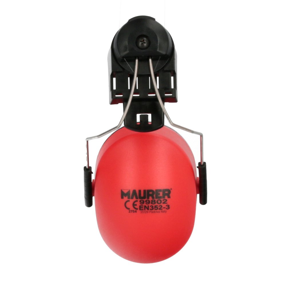 Recambio Protector Auditivo Para Casco Con Visera, Protector Facial De Rejilla y Protector Auditivo Maurer Modelo 99790