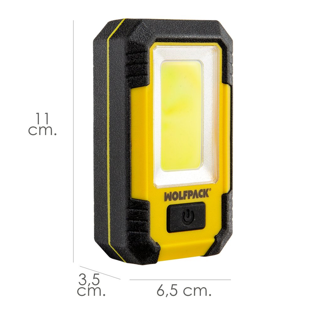 Linterna LED Profesional Compacta Engomada Bateria Recargable 500 Lumenes Con Función Powerbank, Iman, Soporte y Gancho 4 Linterna LED Profesional Compacta Engomada Bateria Recargable 500 Lumenes Con Función Powerbank, Iman, Soporte y Gancho