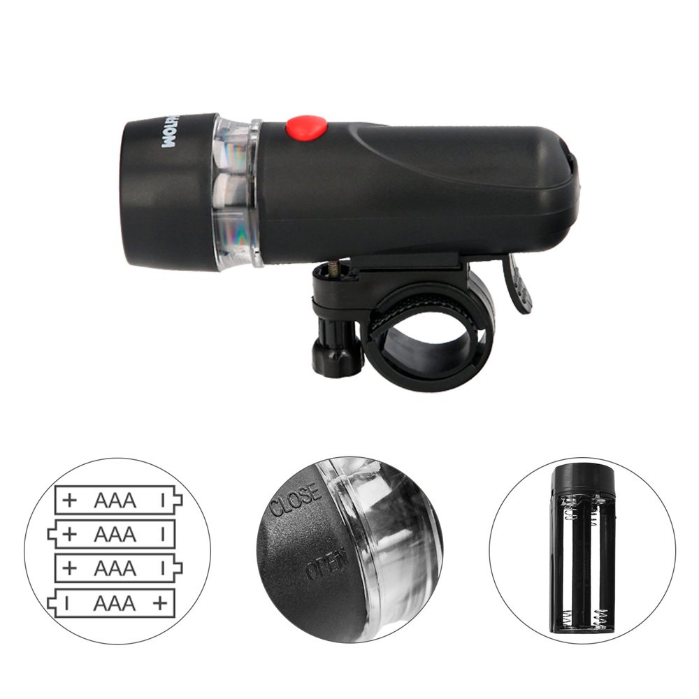 Kit Luces Led Delantera y Trasera Para Bicicleta / Patinete. Funcionamiento a Pilas. 5 Kit Luces Led Delantera y Trasera Para Bicicleta / Patinete. Funcionamiento a Pilas.