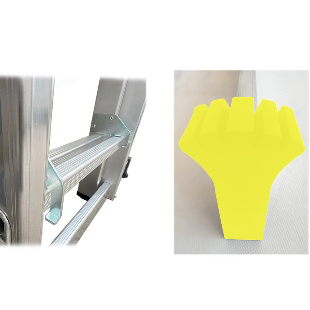 Escalera Aluminio 2 Tramos Mecanica 14 Peldaños. Plegable, Telescópica, Antideslizante, Resistente 5 Escalera Aluminio 2 Tramos Mecanica 14 Peldaños. Plegable, Telescópica, Antideslizante, Resistente