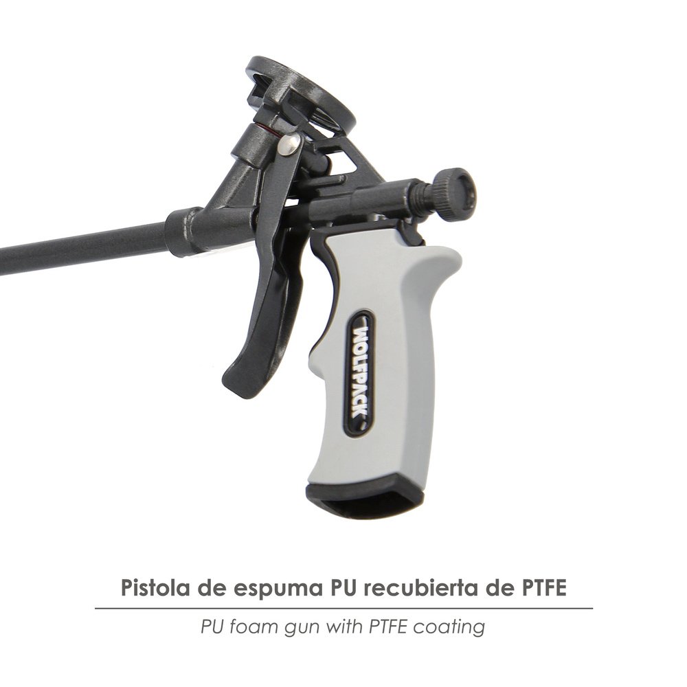 Pistola Para Espuma Poliuretano Recubriemiento Integro PTFE (Interior y Exterior) Pistola Calafatear, Rellenar, Sellar 3 Pistola Para Espuma Poliuretano Recubriemiento Integro PTFE (Interior y Exterior) Pistola Calafatear, Rellenar, Sellar