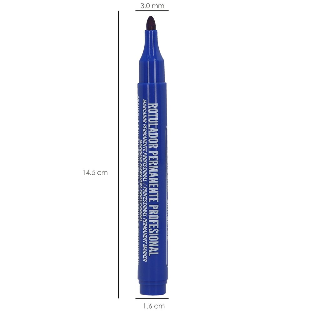 Rotulador Permanente Profesional Azul. 2 Rotulador Permanente Profesional Azul.