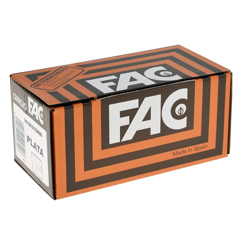 Cerrojo Fac 311-l/ 80 Plata Sin Cilindro 2 Cerrojo Fac 311-l/ 80 Plata Sin Cilindro
