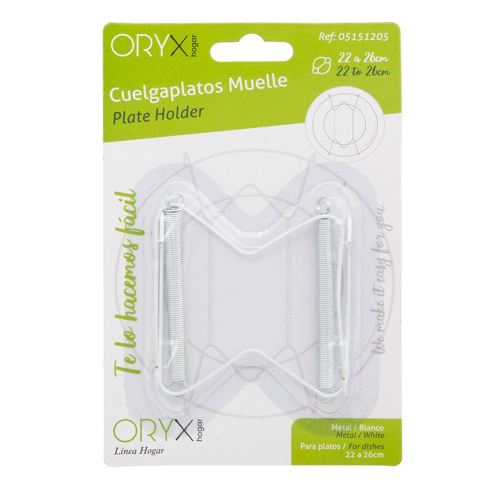Cuelgaplatos Muelle Para platos de Ø 22 a 26 cm. 4 Cuelgaplatos Muelle Para platos de Ø 22 a 26 cm.