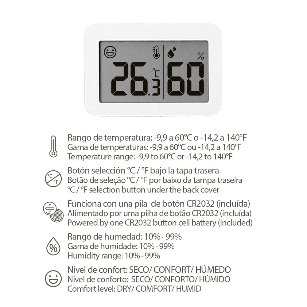 Termometro Digital Con Indicador Humedad 3 Termometro Digital Con Indicador Humedad