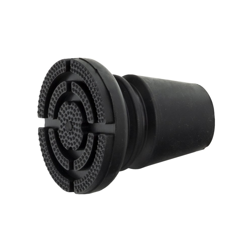 Taco Goma Baston Negro Tubo Ø 19 mm. / Base Ø 55 mm. Tipo Fuelle Bolsa 25 Unidades