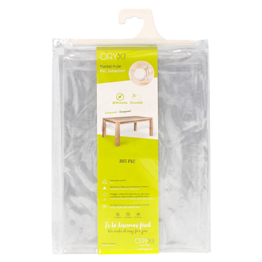 Mantel Hule Rectangular Transparente Antimanchas PVC 140x250 cm. Recortable Uso Interior y Exterior 5 Mantel Hule Rectangular Transparente Antimanchas PVC 140x250 cm. Recortable Uso Interior y Exterior