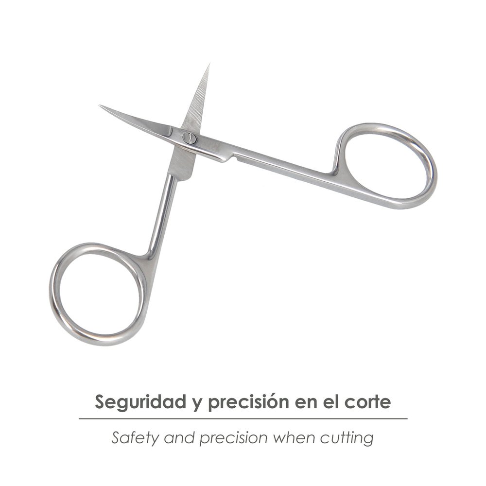 Tijera Manicura Curva 3,5" / 100 mm. 3 Tijera Manicura Curva 3,5" / 100 mm.