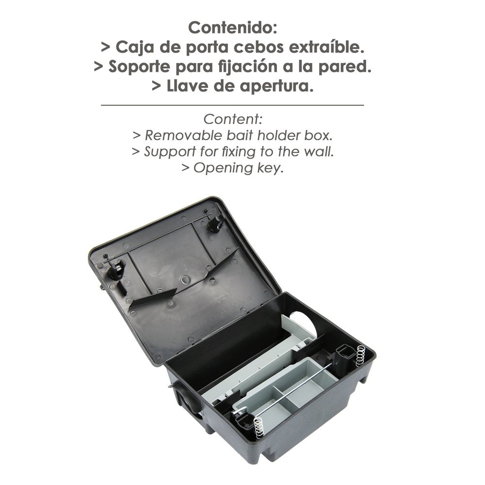 Caja Protege Cebos Para Trampas 3 Caja Protege Cebos Para Trampas