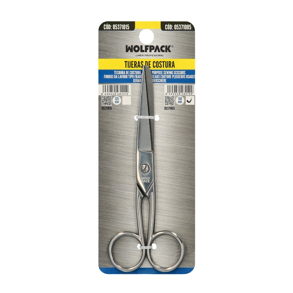 Tijera Costura 6,0" / 150 mm. Tijera De Costura Multifunción Acero Inoxidable Ideal Para Cortar Todo Tipo De Telas, Manualidades