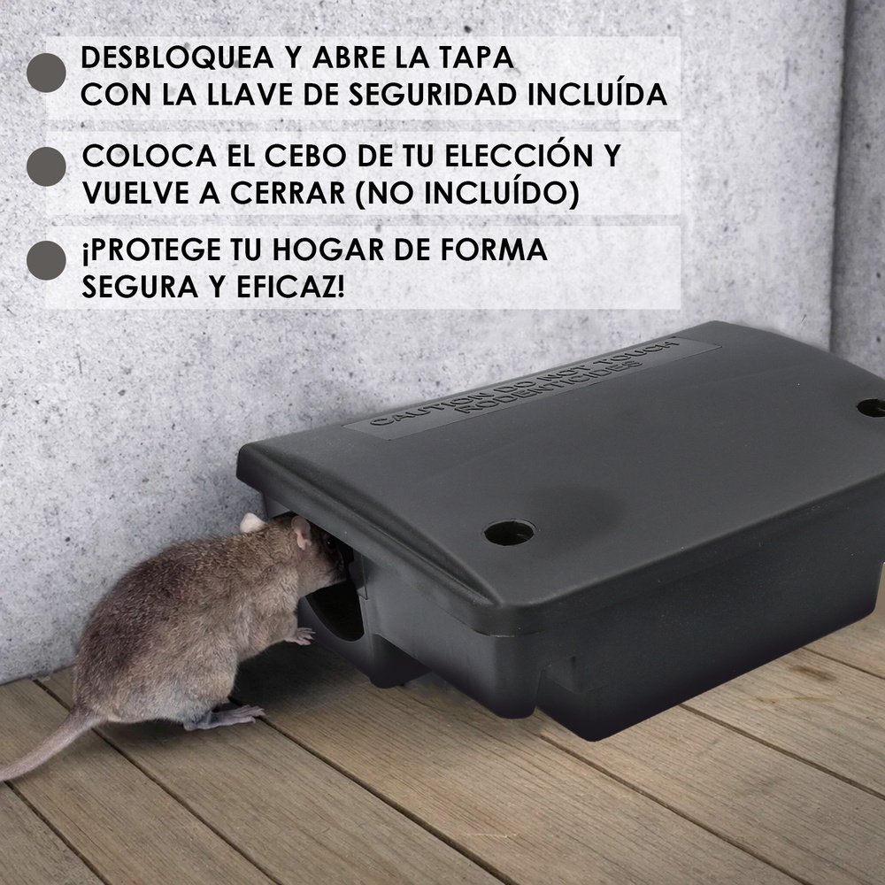 Caja Protege Cebos Para Trampas 4 Caja Protege Cebos Para Trampas