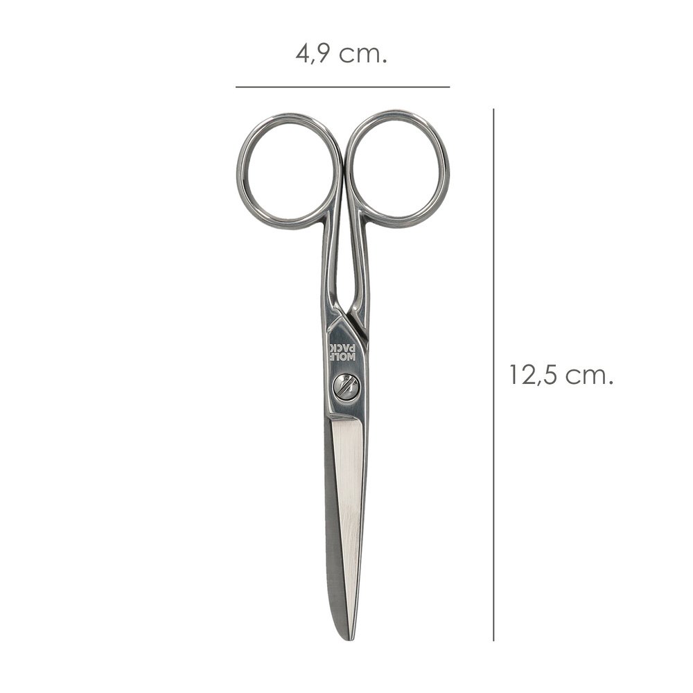 Tijera Costura 5,0" / 125 mm. tijera De Costura Multifunción Acero Inoxidable Ideal Para Cortar Todo Tipo De Telas, Manualidades