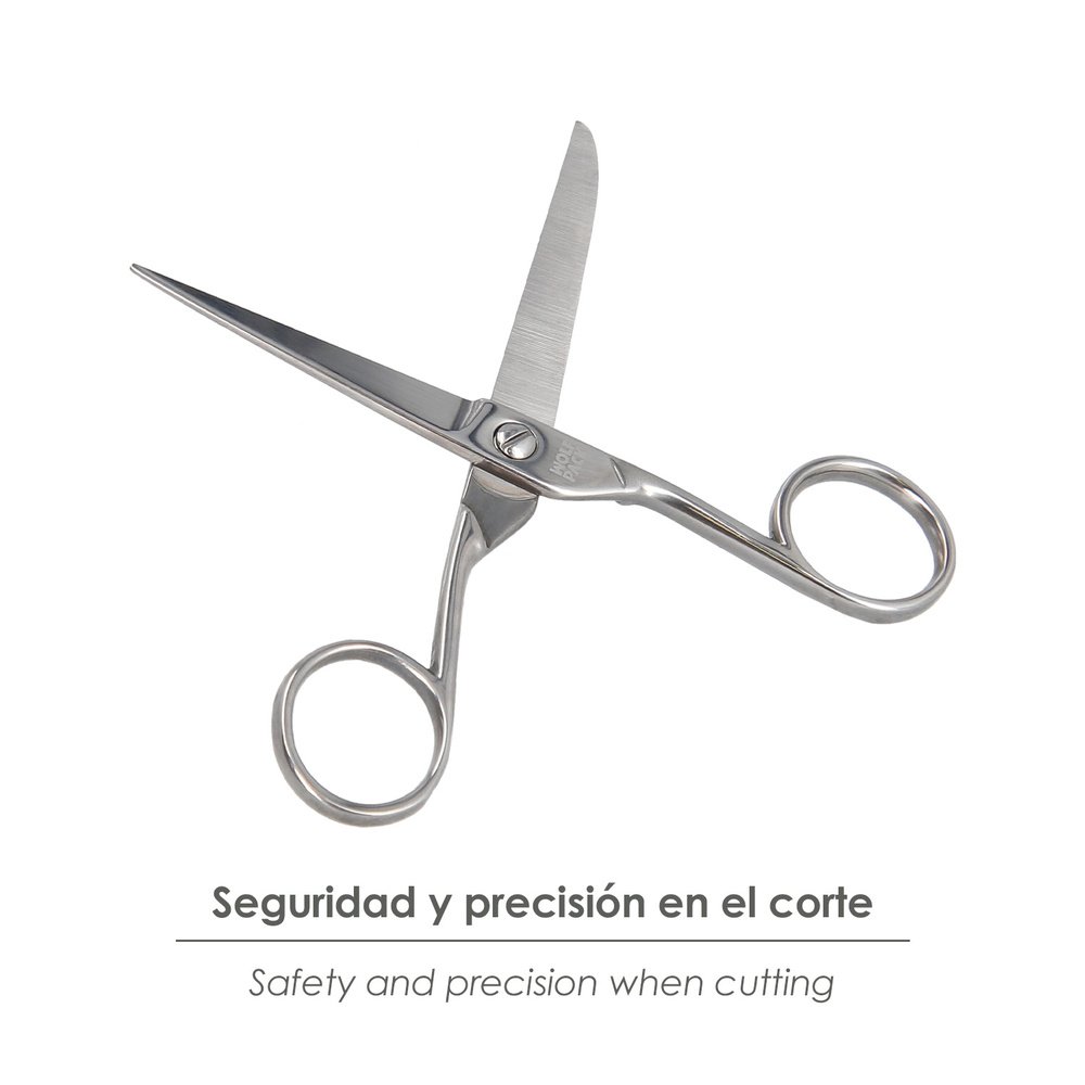 Tijera Costura 5,0" / 125 mm. tijera De Costura Multifunción Acero Inoxidable Ideal Para Cortar Todo Tipo De Telas, Manualidades