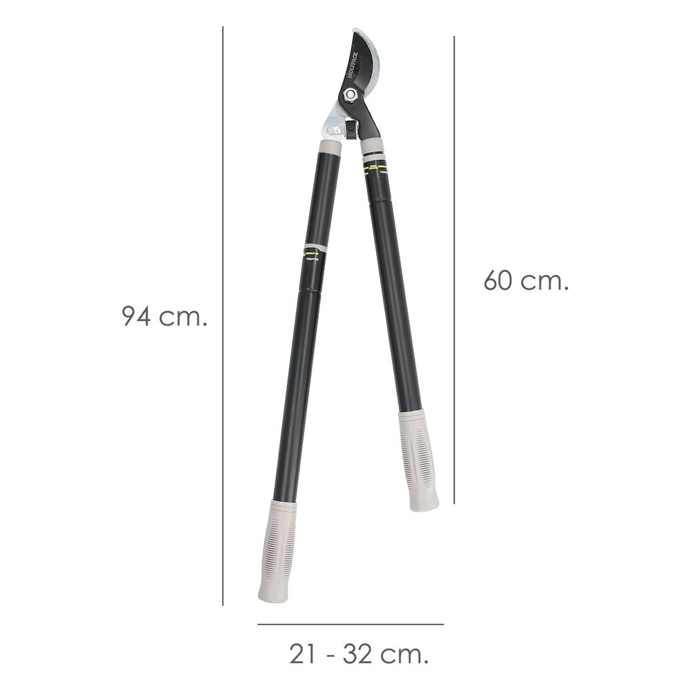 Tijeras Podar Profesional Acero Telescópica 2 Manos 2 Tijeras Podar Profesional Acero Telescópica 2 Manos