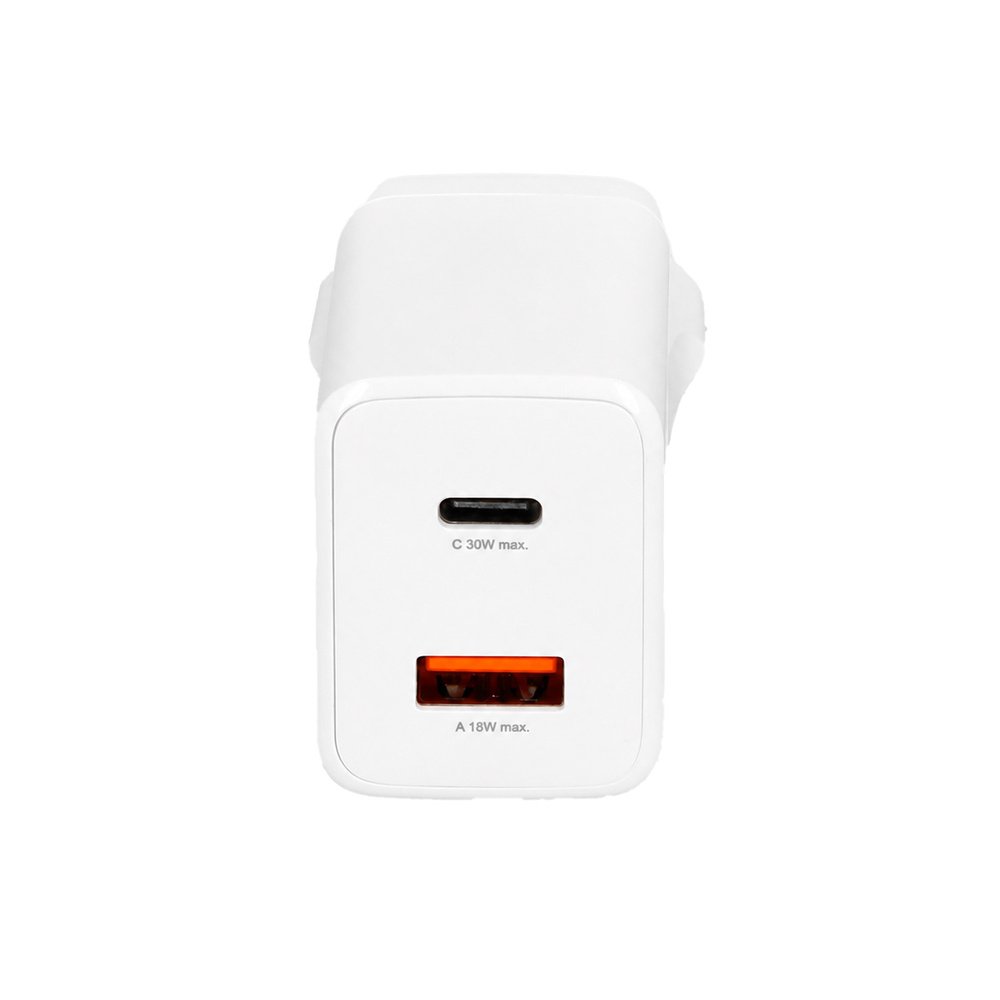 Adaptador De Carga Rápida 33 W. Con Doble Puerto USB A y USB C 4 Adaptador De Carga Rápida 33 W. Con Doble Puerto USB A y USB C