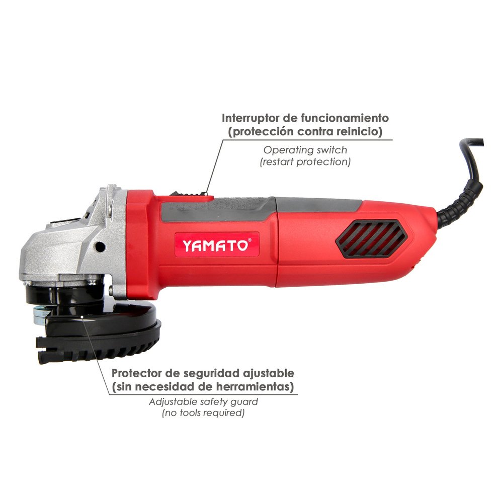 Amoladora 750 Watt. Disco Ø 115 mm. 4 Amoladora 750 Watt. Disco Ø 115 mm.