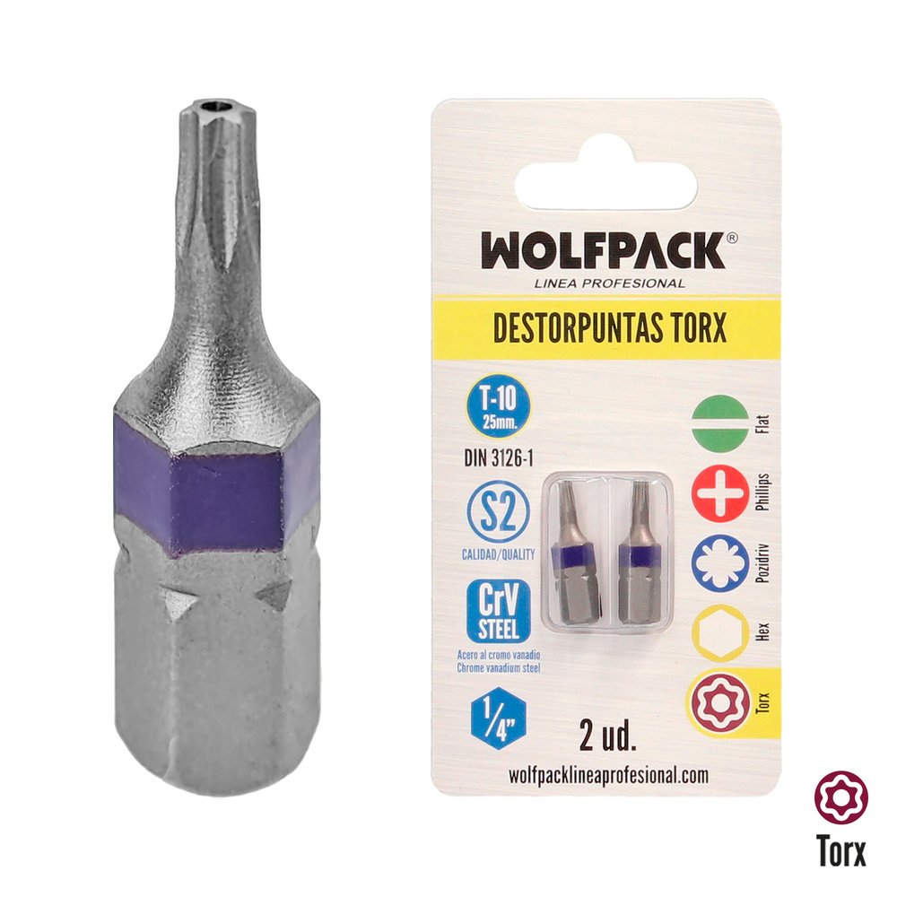 Puntas Destornillador Torx