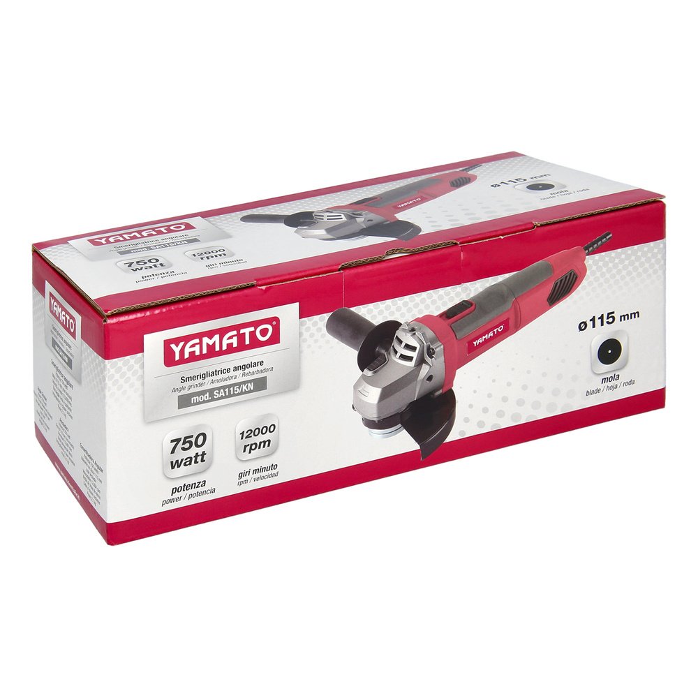 Amoladora 750 Watt. Disco Ø 115 mm. 6 Amoladora 750 Watt. Disco Ø 115 mm.
