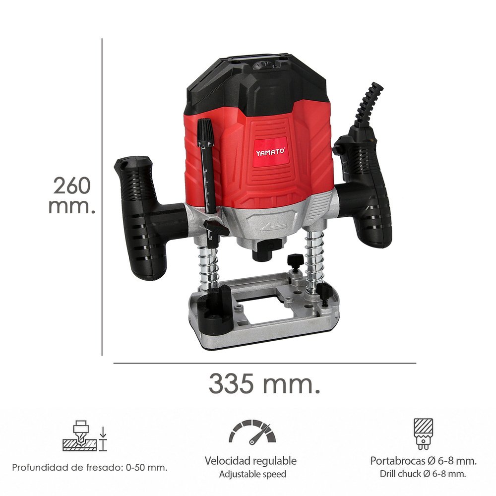 Fresadora 1200 wh Con Maletin 6 Fresadora 1200 wh Con Maletin