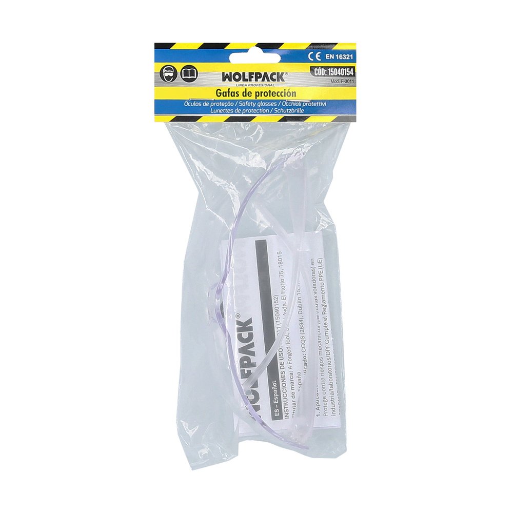 Gafas Proteccion EN ISO 16321 Sport Transparente