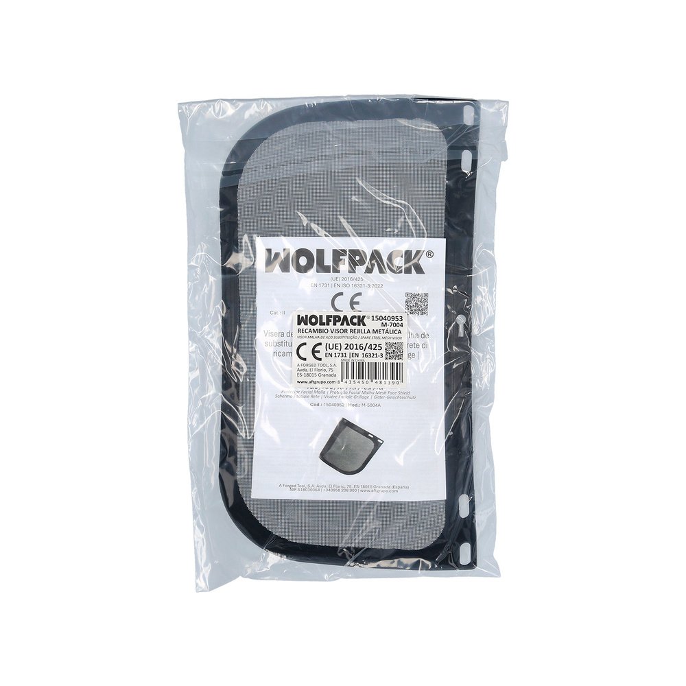 Visor De Recambio Para Protector Facial De Rejilla , Repuesto Protector Facial