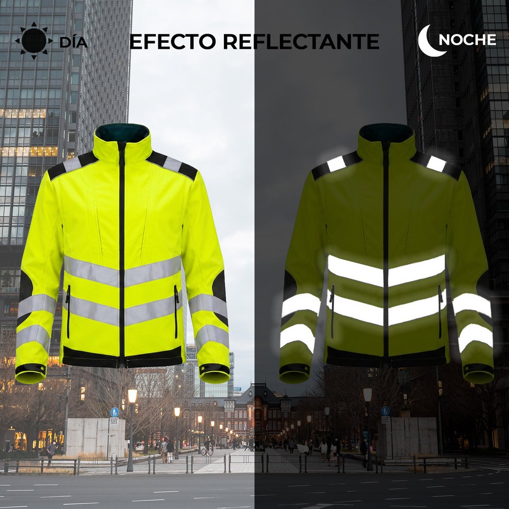 Chaqueta Alta Visibilidad Softshell Talla
